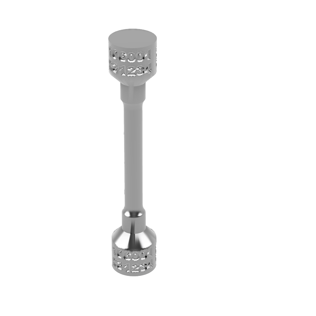 Digital print file - Specimen for Tensile Test - Ø8mm DIN EN ISO 6892-1 as built