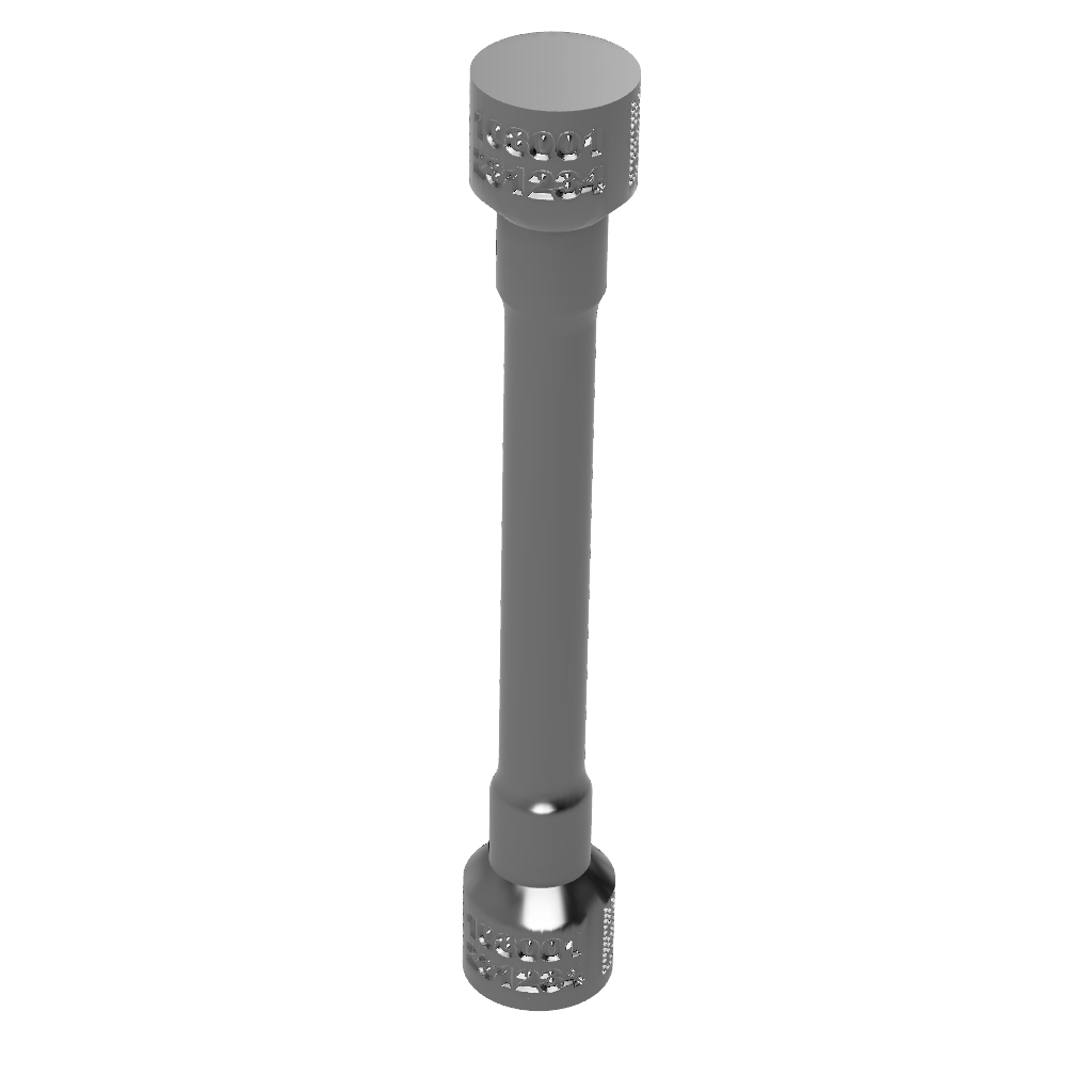 Digitale Druckdatei - Prüfkörper Zugversuch Ø10mm nach DIN EN ISO 6892-1 wie gebaut (as built)